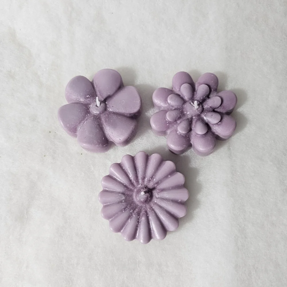6 Handmade Scented Gender Baby Shower Wedding Party Soy Candle Party Giveaways